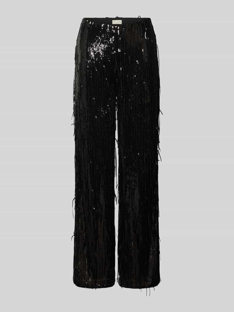 milano italy Stoffen broek met pailletten