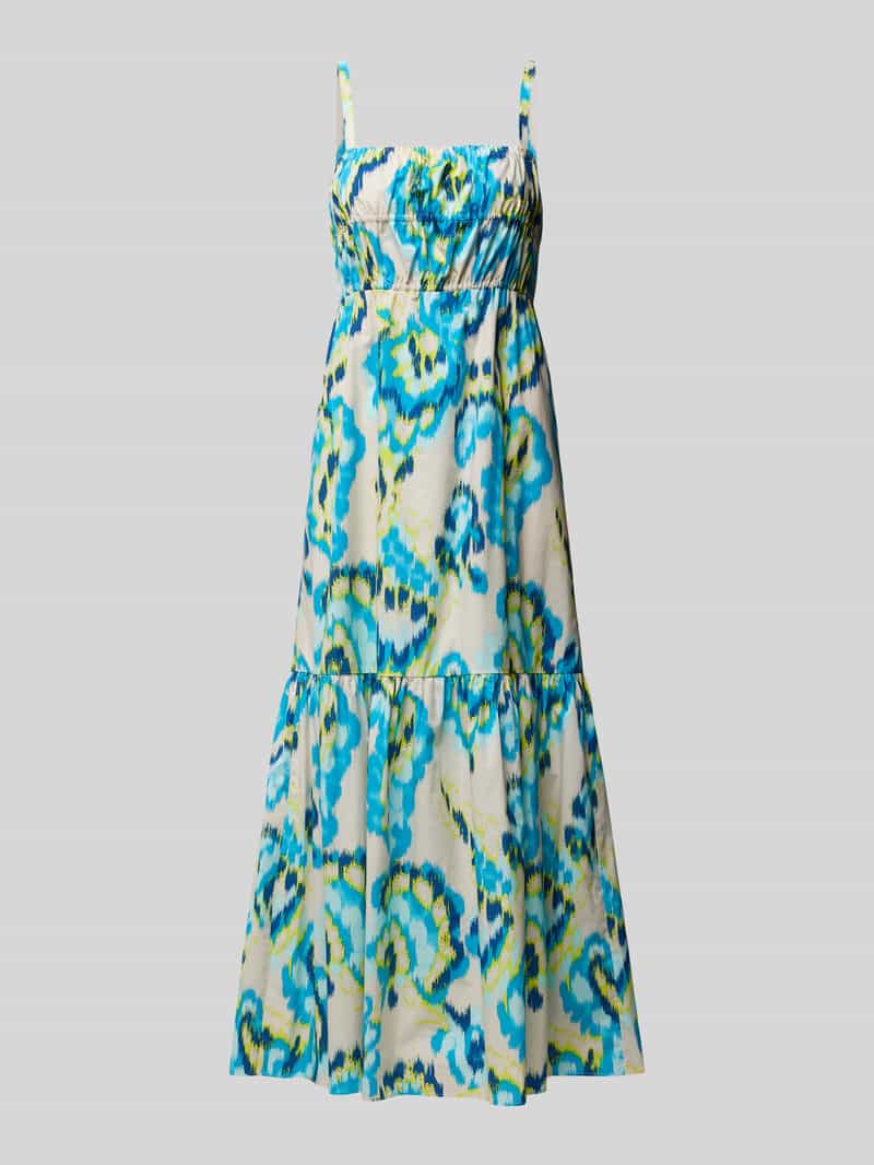 comma Maxi-jurk met laagjeslook