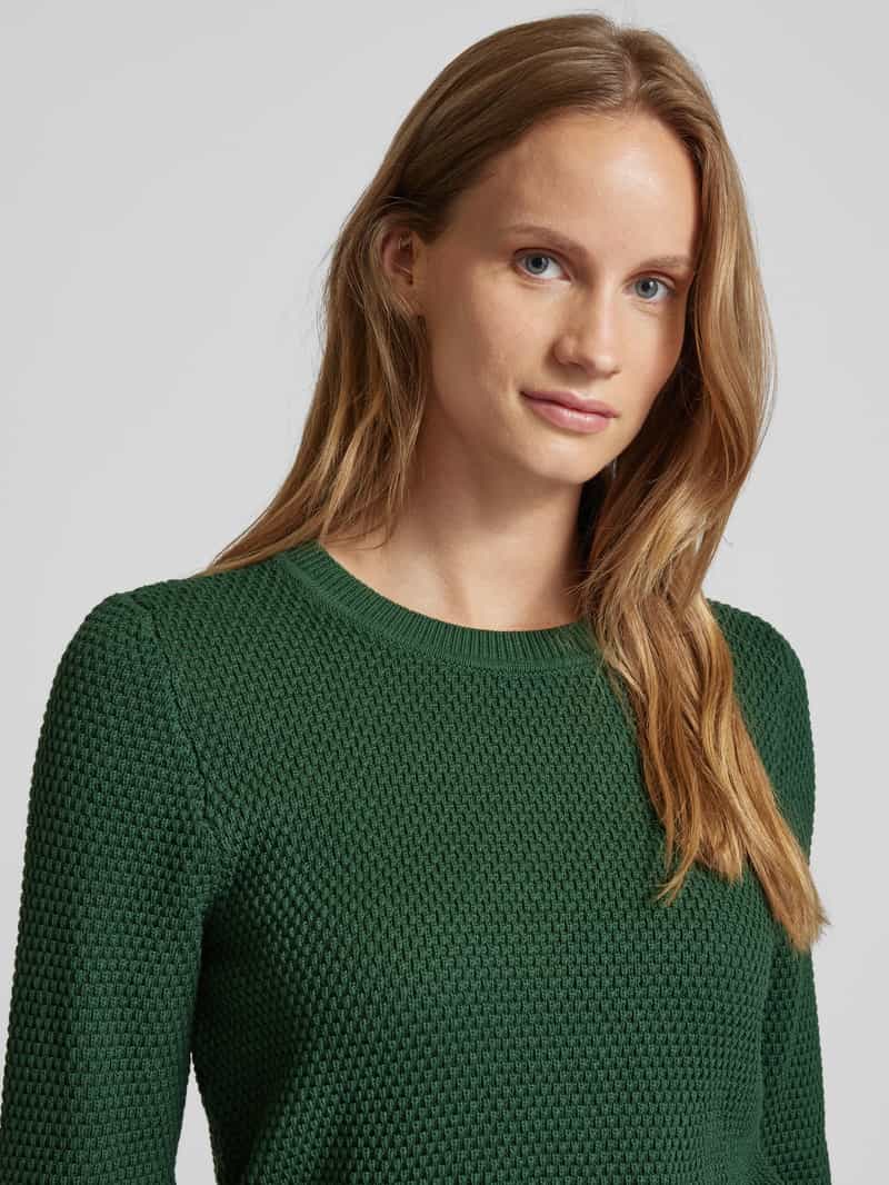 Vila Gebreide pullover met structuurmotief model 'Vidalo'