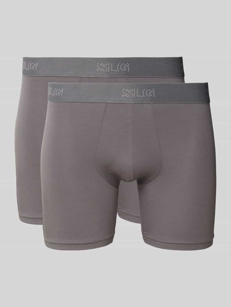 SLG Boxershort met logostitching in een set van 2 stuks model 'Sloggi'