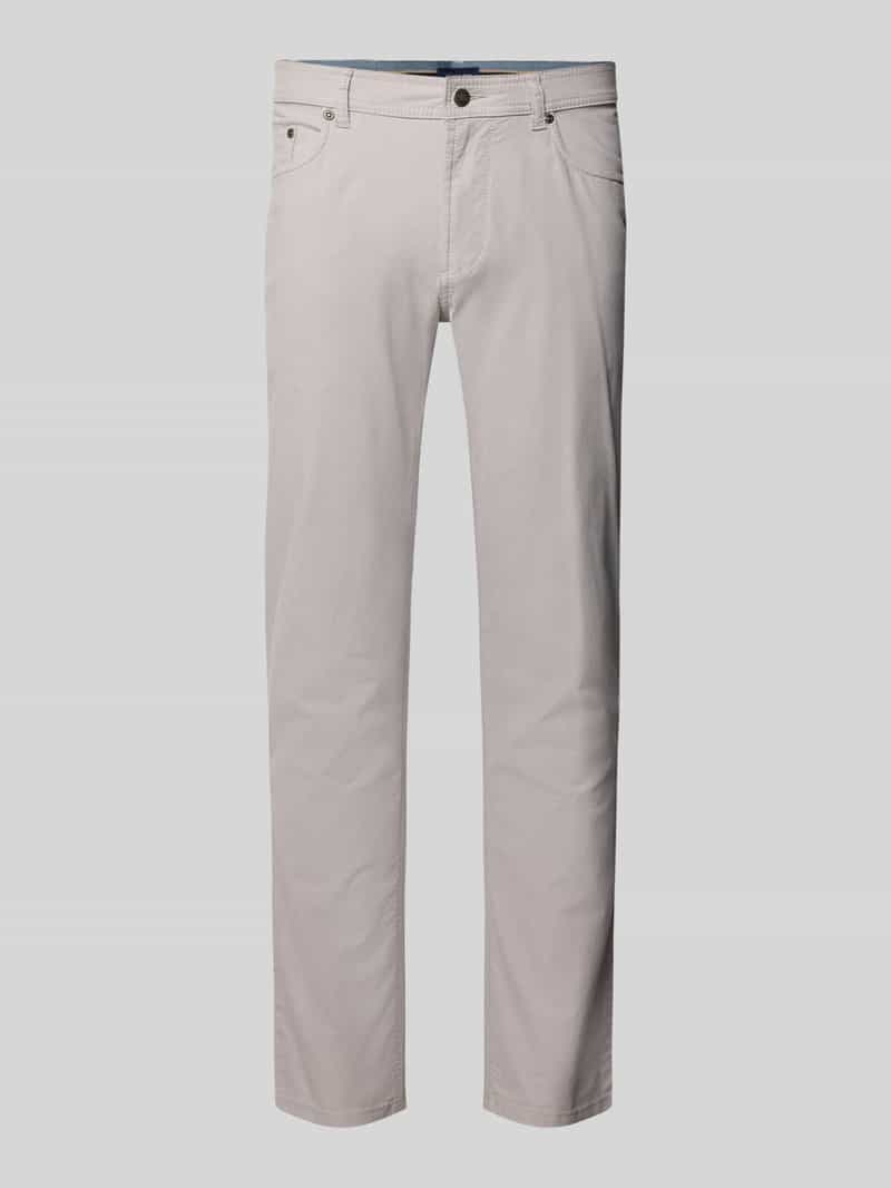 Christian Berg Men Regular fit stoffen broek met 5-pocketmodel