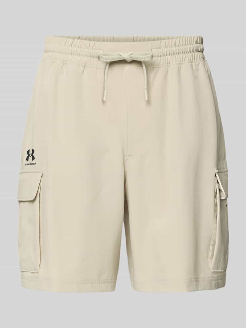 Straight fit short met cargozakken Model 'Vibe'