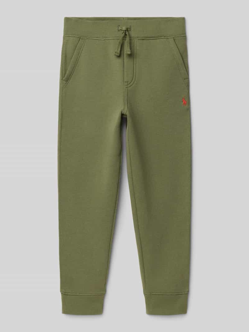 Polo Ralph Lauren Kids Sweatpants met labelstitching en steekzakken