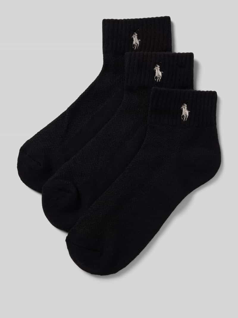 Polo Ralph Lauren Sokken met labelstitching in een set van 3 paar