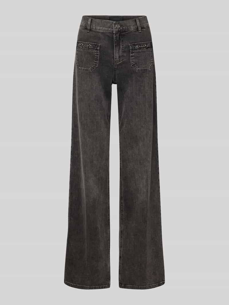 Angels Flared jeans met opgestikte zakken model 'LIZ SMART BUCKLE'