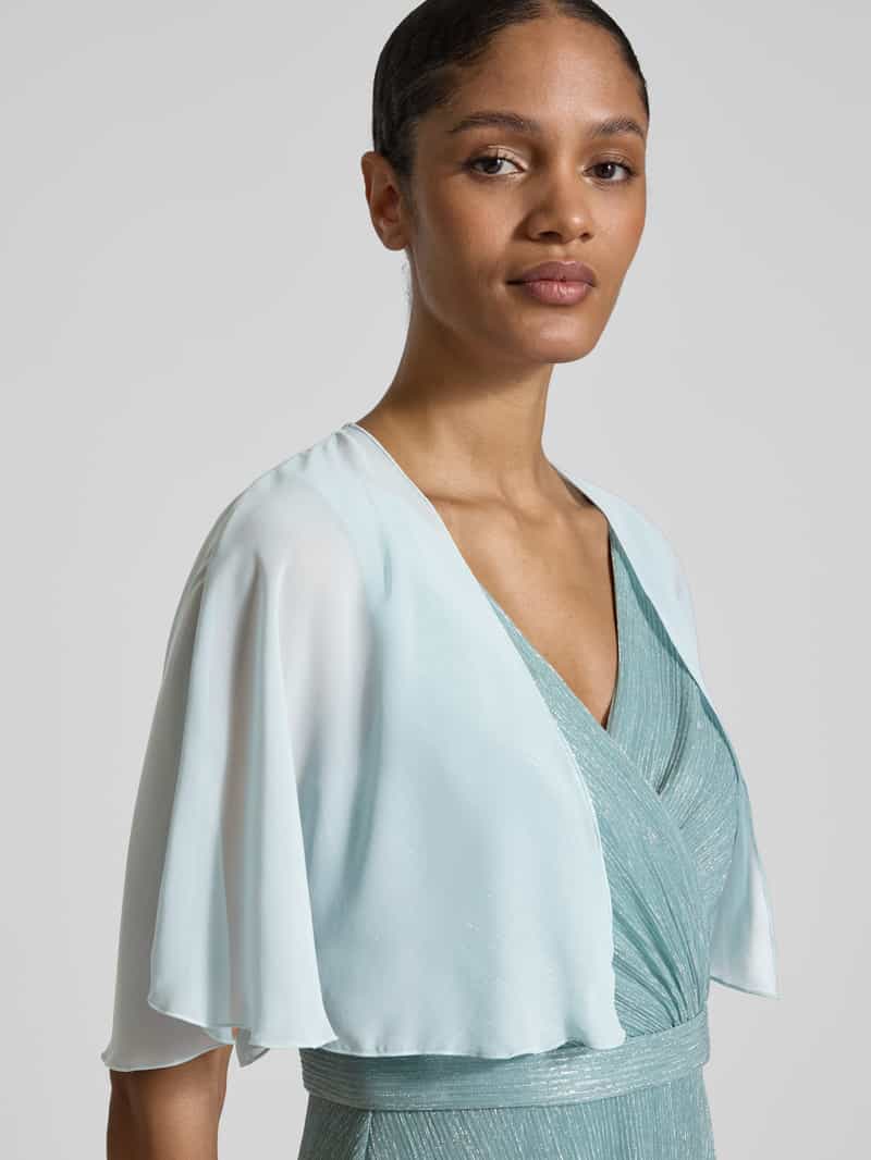Christian Berg Cocktail Cape met ingewerkte zoom