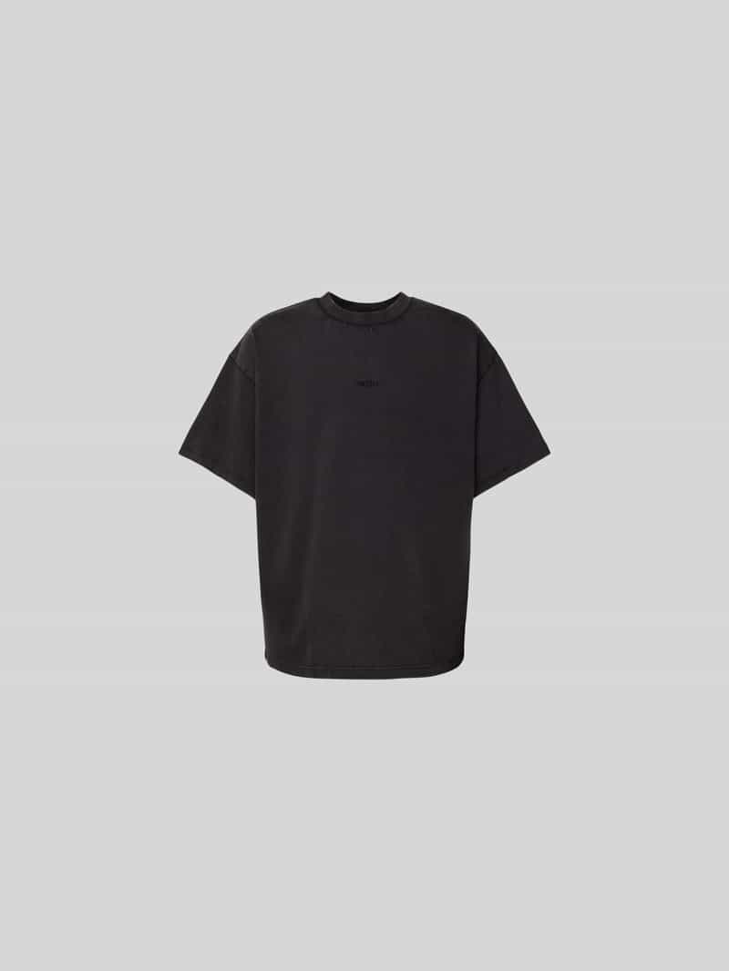 T-shirt met labelstitching