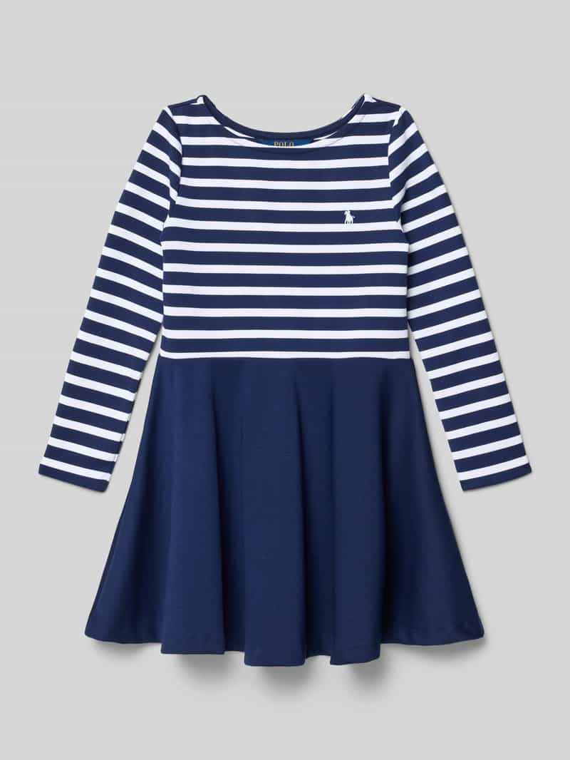 mini-jurk met ronde hals