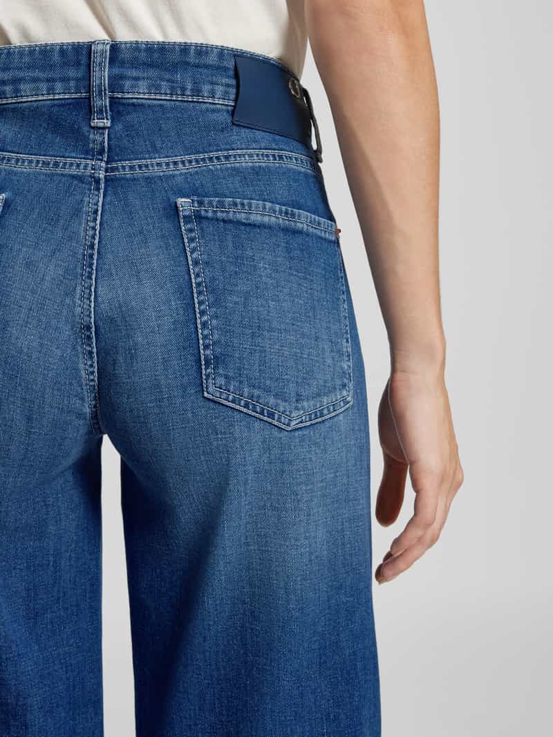 CAMBIO Wide leg jeans met steekzakken model 'ALEK'