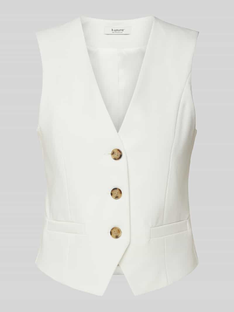 b.Young Gilet met strookzakken model 'Deceri'