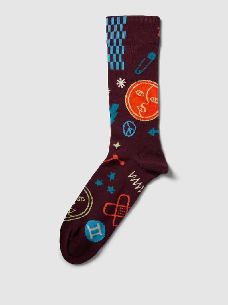 Happy Socks Sokken met all-over motief model 'Gemini'