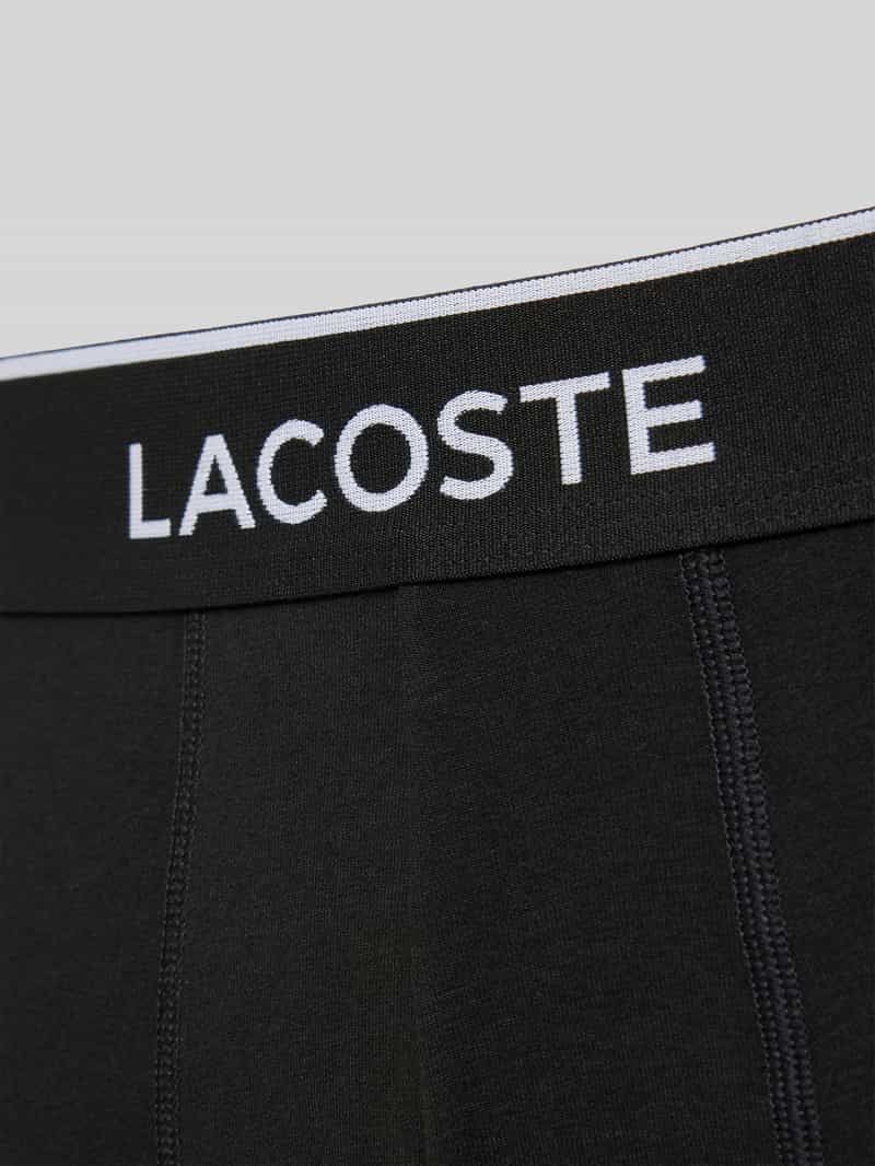 Lacoste Boxershort met elastische band met logo in een set van 3 stuks