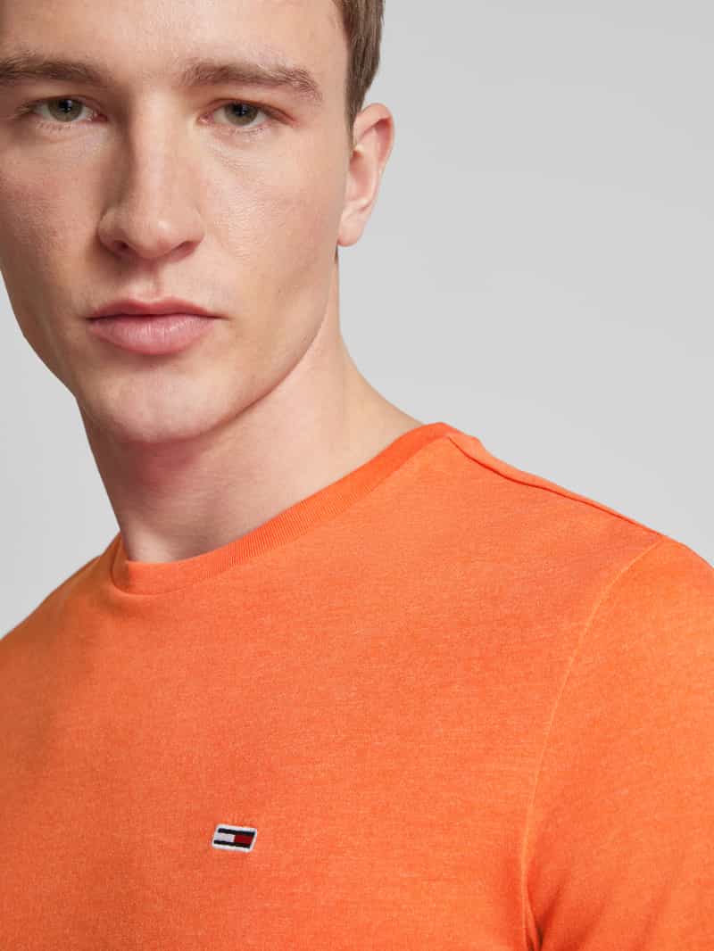 Tommy Jeans T-shirt met labelstitching