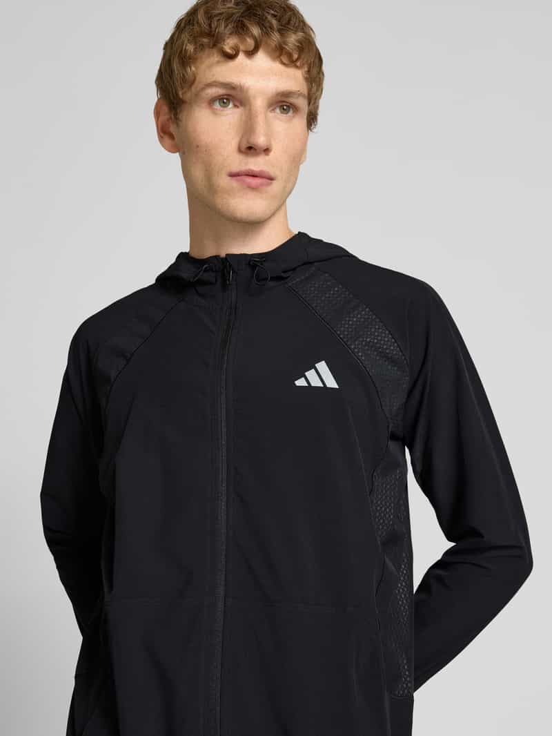 adidas Training Sweatjack met logoprint en capuchon