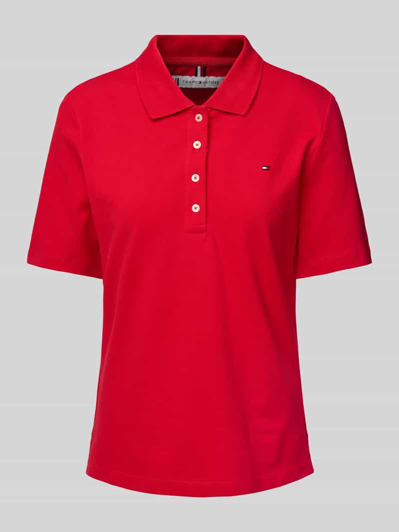 Tommy Hilfiger Regular fit poloshirt met logostitching model '1985'