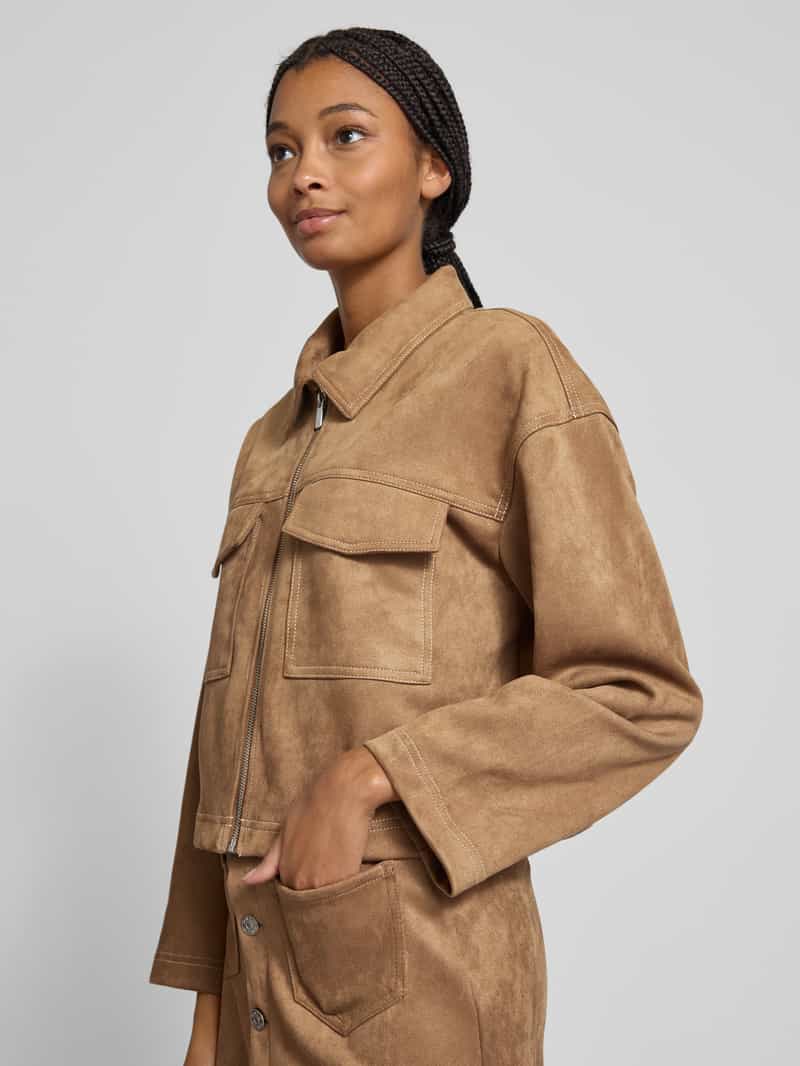 Only Oversized jack in wildleerlook model 'STINA'