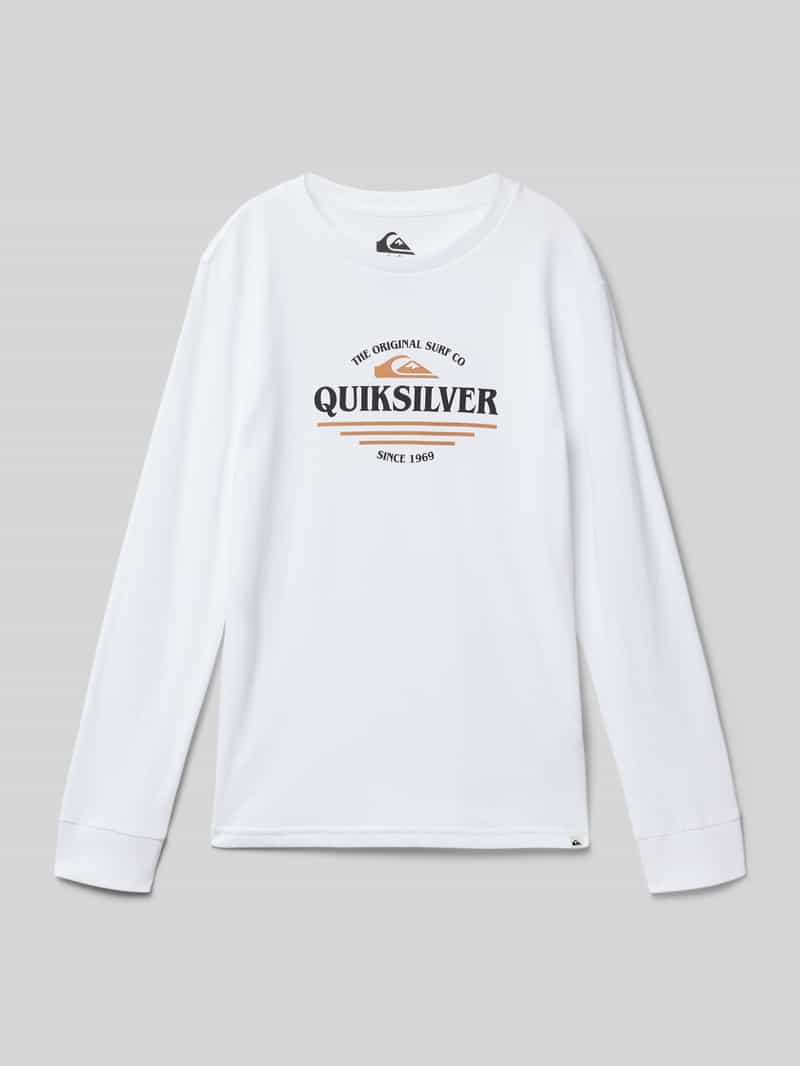Quiksilver Shirt met lange mouwen en labelprint