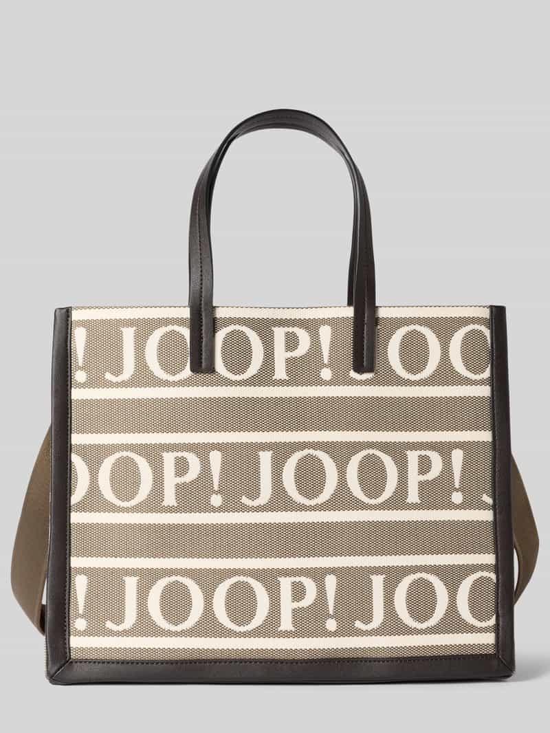 Joop! Shopper met all-over logostitching, model 'Aurelia'