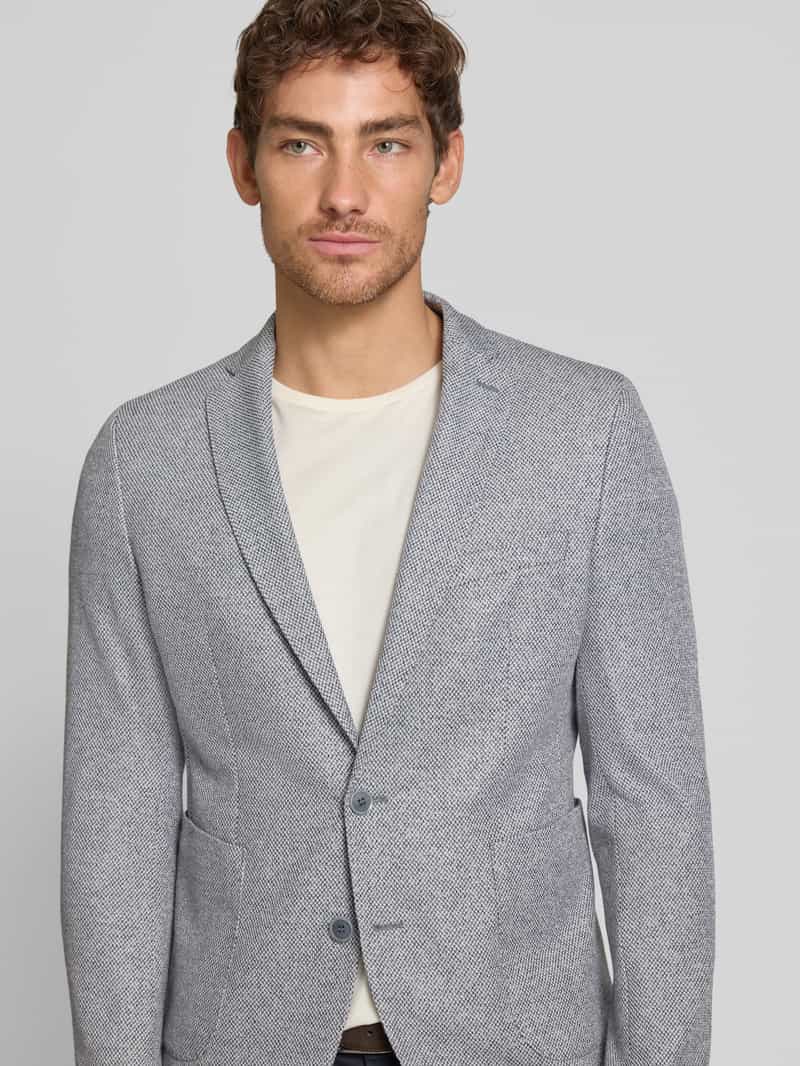 s.Oliver BLACK LABEL Slim fit colbert van gemêleerde jersey
