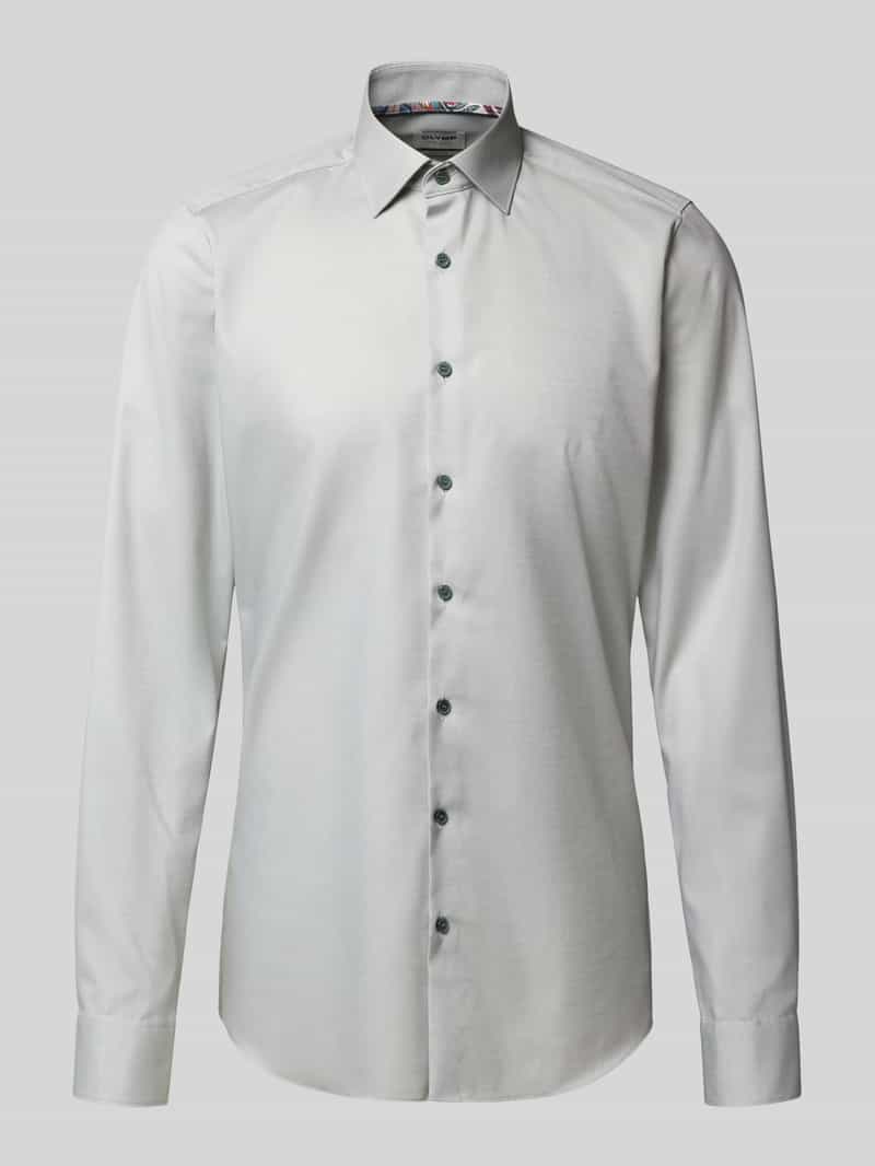 OLYMP Level 5 slim fit zakelijk overhemd met extra lange mouw