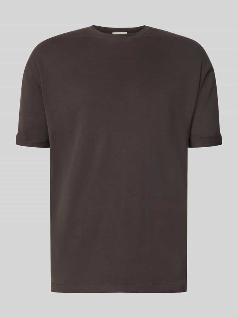 DRYKORN Regular Fit T-Shirt aus reiner Baumwolle Modell 'Thilo' in Schoko, Größe XL 2113966XL