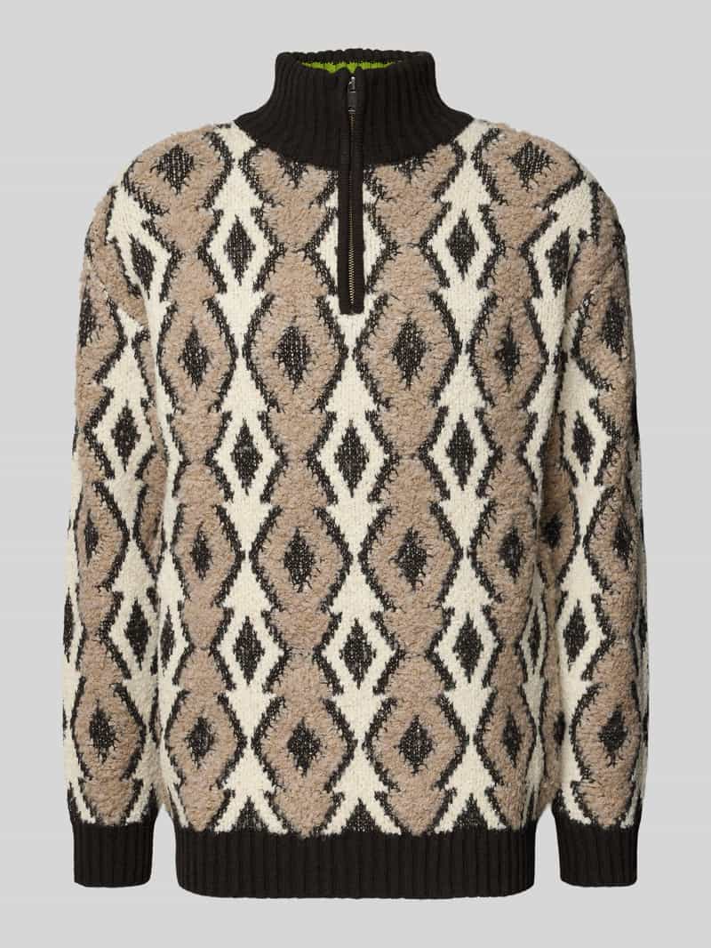 Scotch & Soda Gebreide pullover met ribboorden model 'ARGYLES'