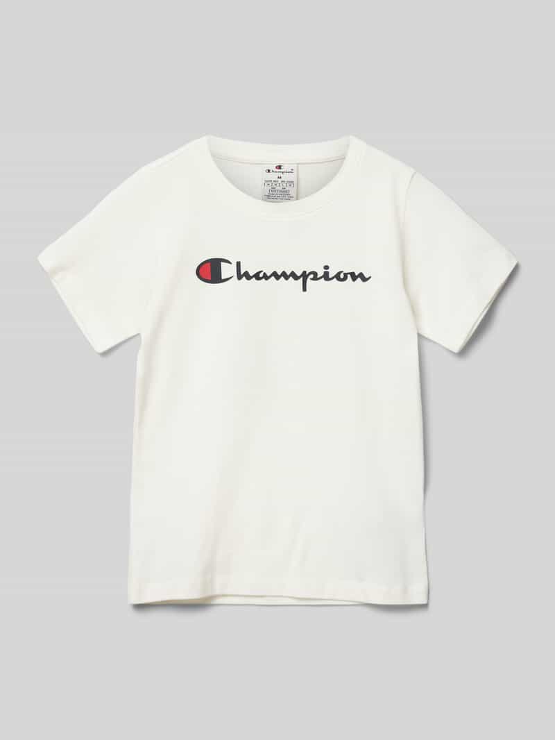 Champion T-shirt met labelprint