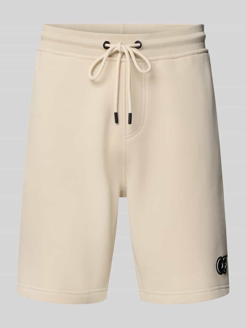AlphaTauri Regular fit sweatshorts met logobadge model 'PHARS'