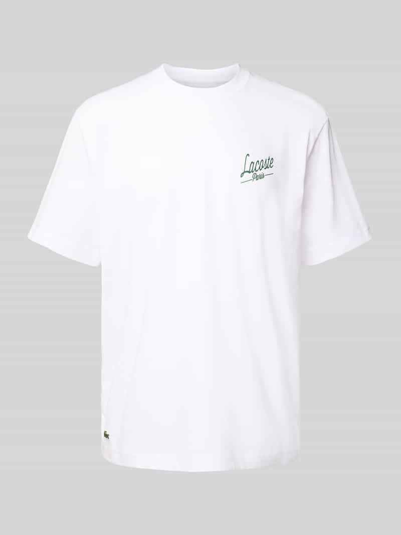 Lacoste Regular fit T-shirt van puur katoen