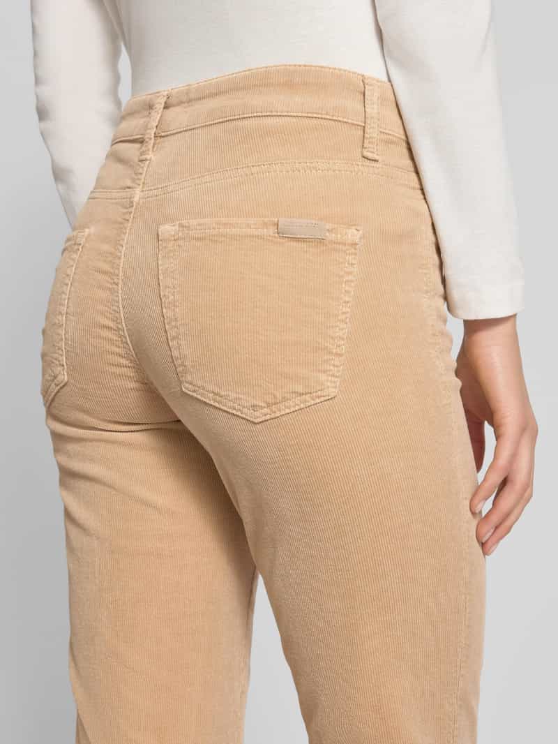 CAMBIO Corduroy broek in verkorte pasvorm model 'FRANCESCA'