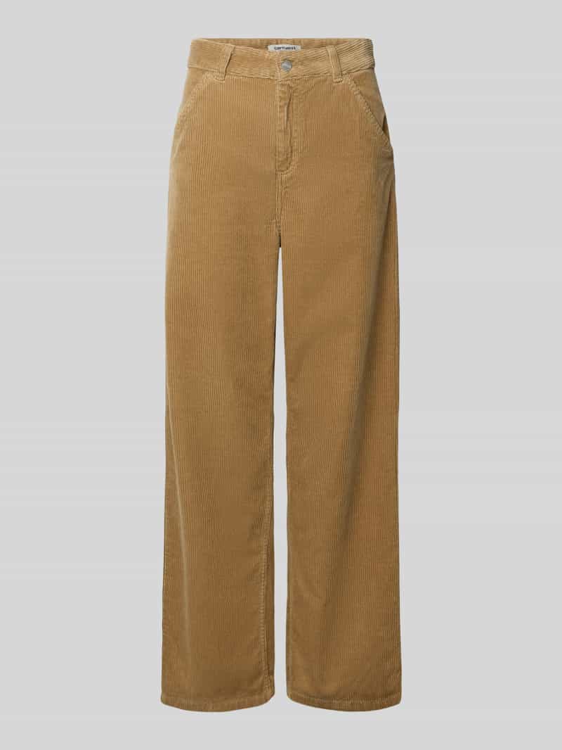 Carhartt Work In Progress Straight fit corduroy broek in 5-pocketmodel model 'Coventry'