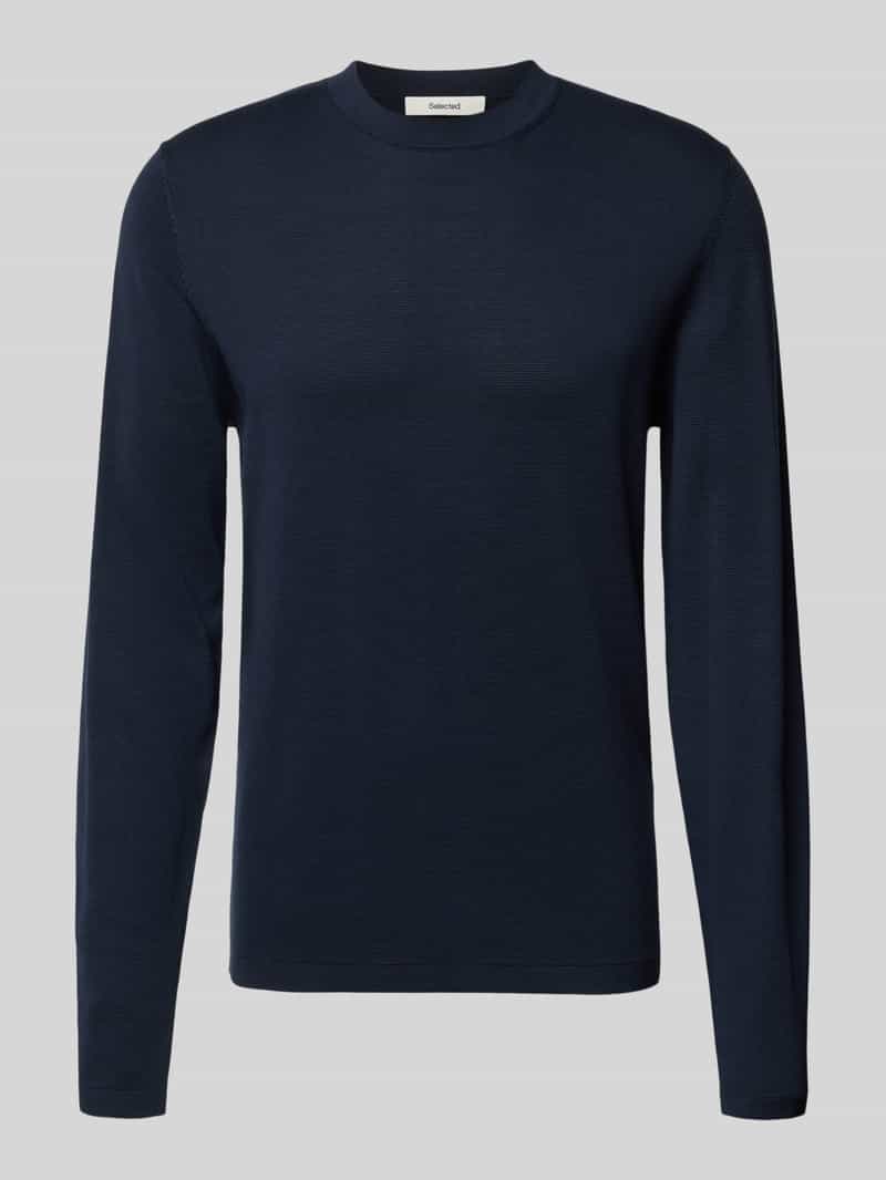 Selected Homme Regular fit gebreide pullover van puur katoen model 'RAVI'