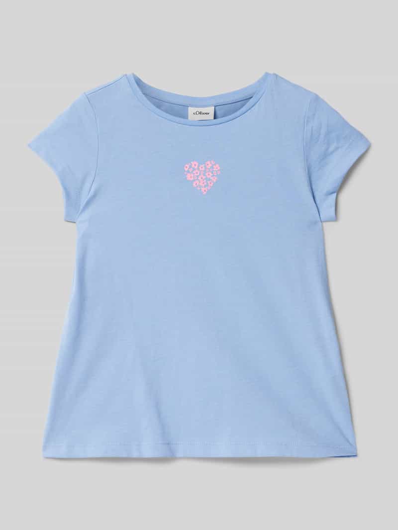 s.Oliver RED LABEL Regular fit T-shirt van puur katoen