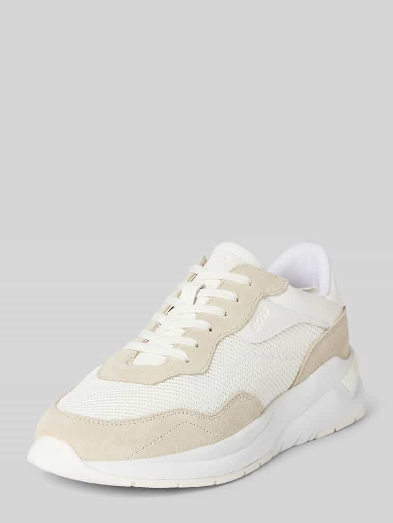 Boss Sneakers met labeldetails, model 'Skylar'