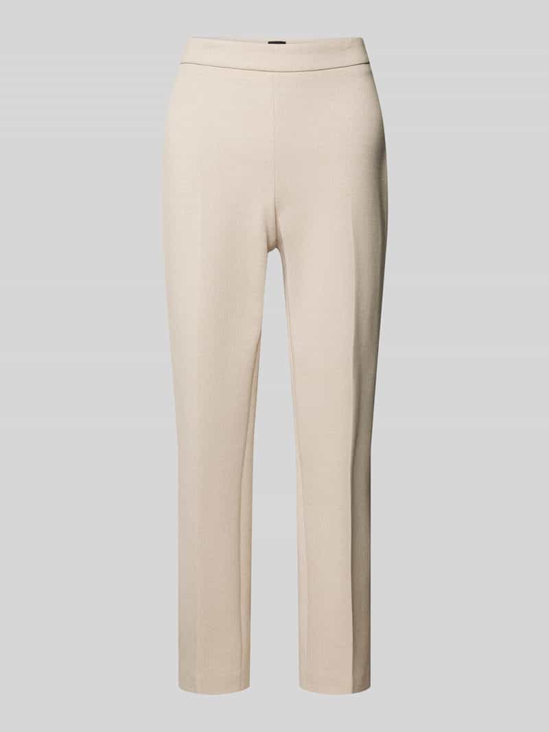 Boss Slim fit pantalon met persplooien model 'Tilunara'