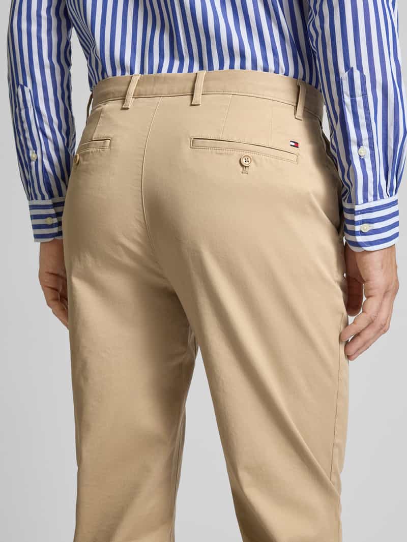 Tommy Hilfiger Regular fit chino van katoenmix