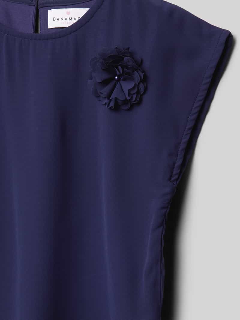 DANAMADE Regular fit blousetop met ronde hals