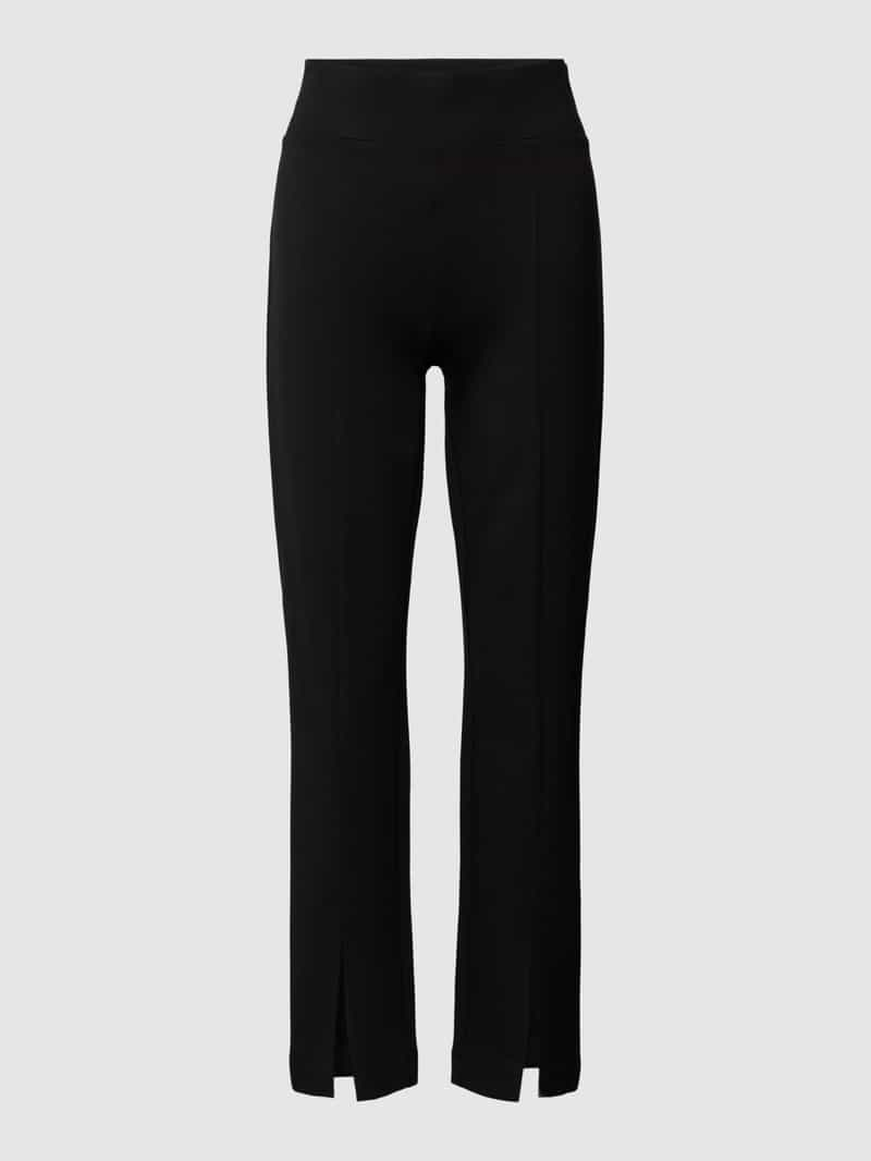 Christian Berg Woman Regular fit stoffen broek met siernaden