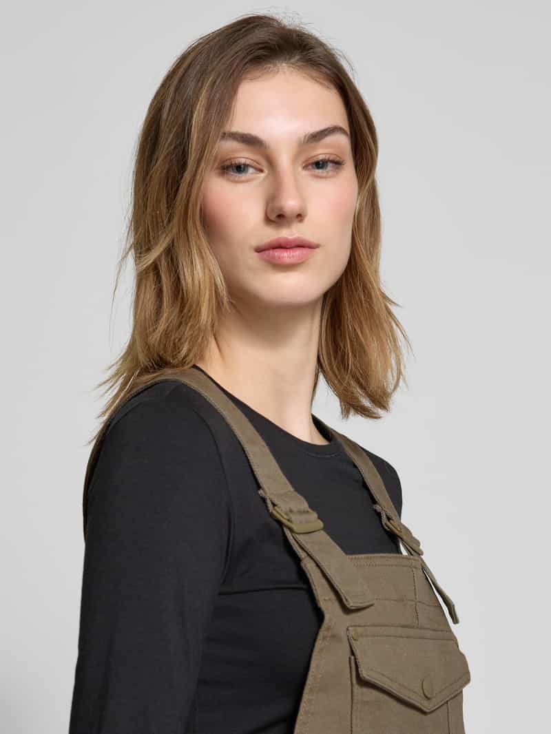 Marc O'Polo DENIM Tuinbroekjurk met paspelzak op de borst