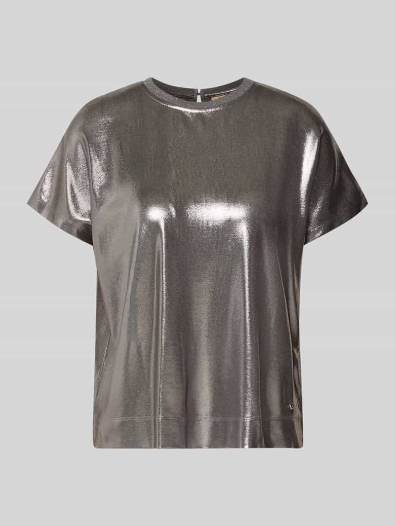 MOS MOSH T-shirt in leerlook model 'Nicola'