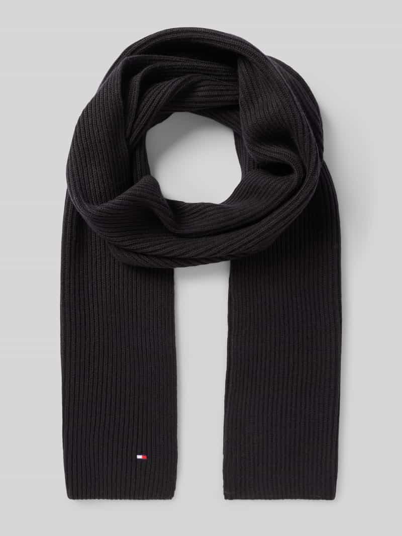Tommy Hilfiger Sjaal van een mix van kasjmier en katoen