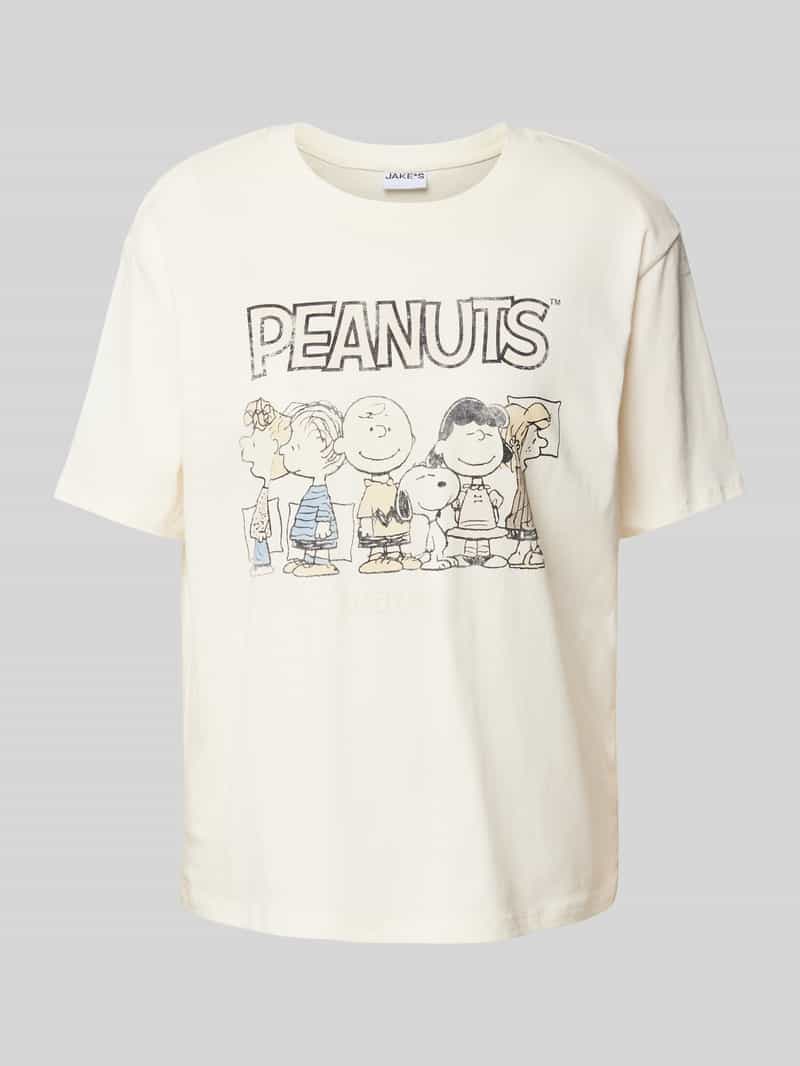 Jake*s Casual Pyjamatop van puur katoen