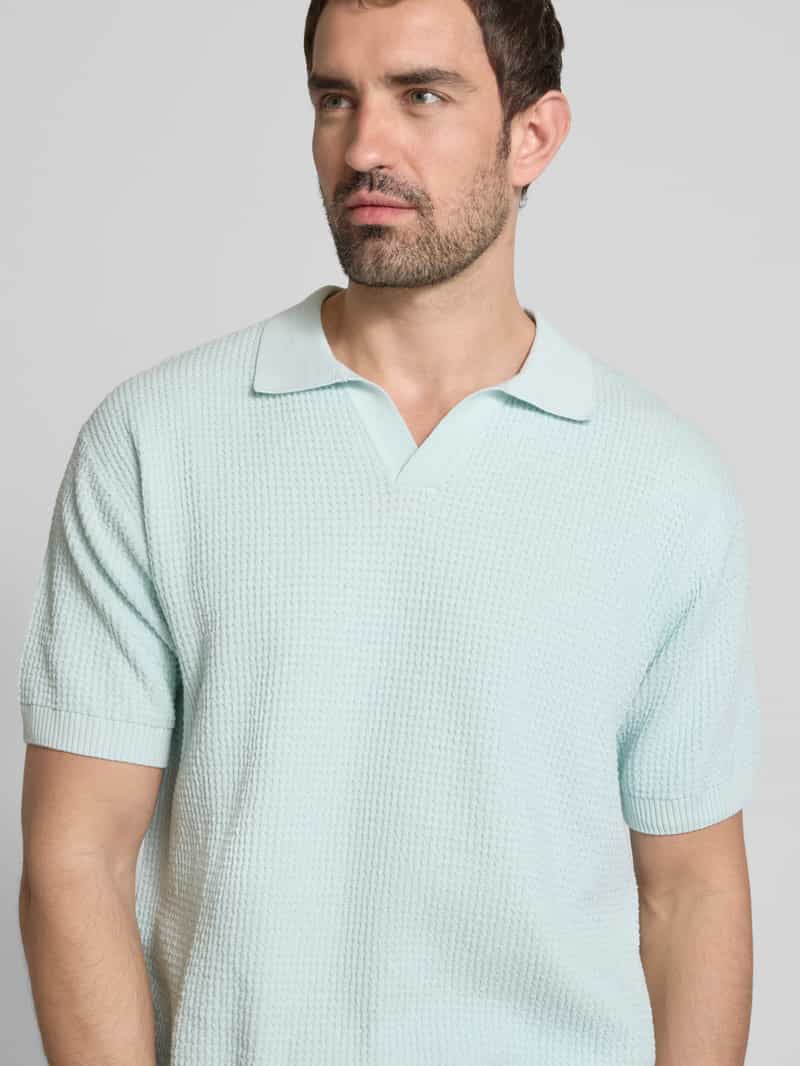 Boss Orange Poloshirt met ribboorden