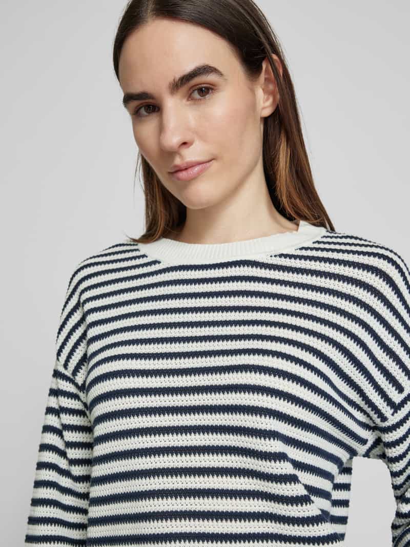 FREE QUENT Gebreide pullover met ribboorden model 'Domo'