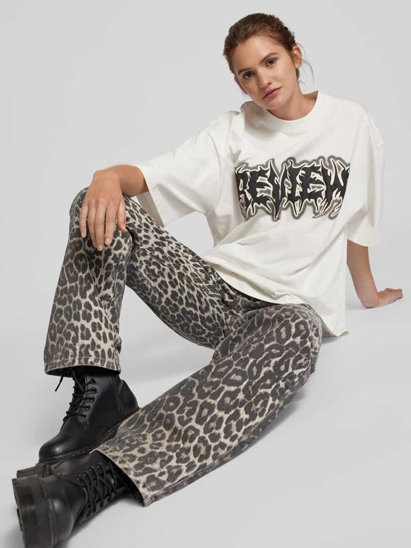 Review Straight leg jeans in 5-pocketmodel