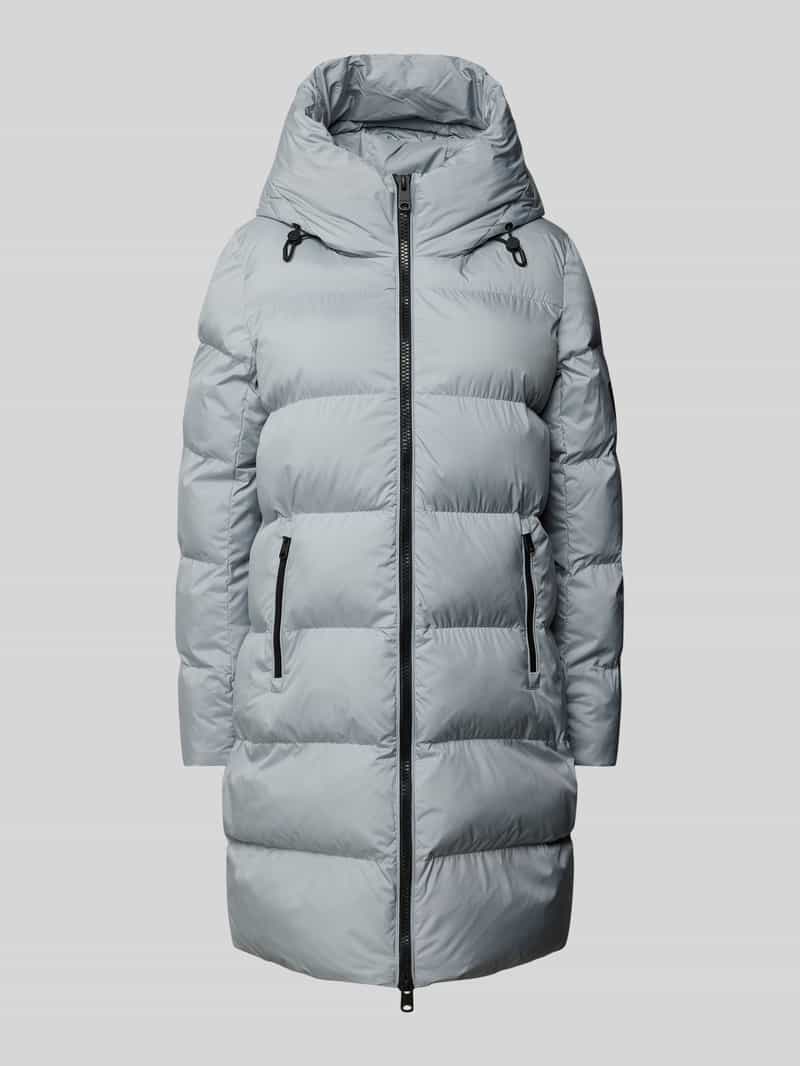 ECOALF Gewatteerde lange jas met capuchon model 'MANLIE'