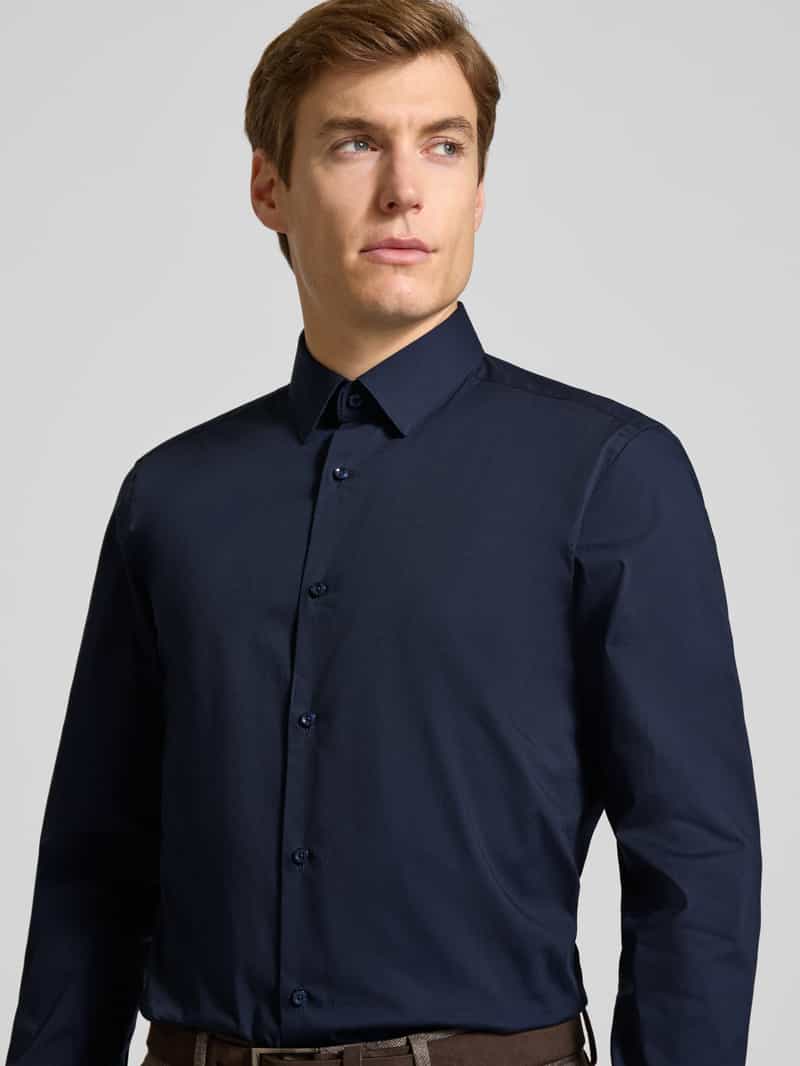 Boss Slim fit zakelijk overhemd met extra lange mouwen model 'HANK'