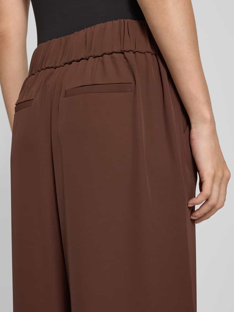 Zero Broek met wijde pijpen en elastische band