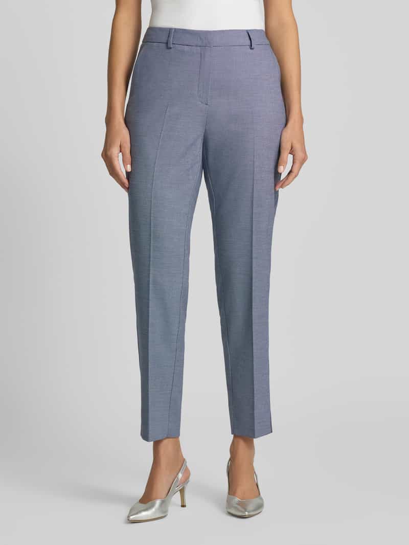 comma Slim fit pantalon met persplooien