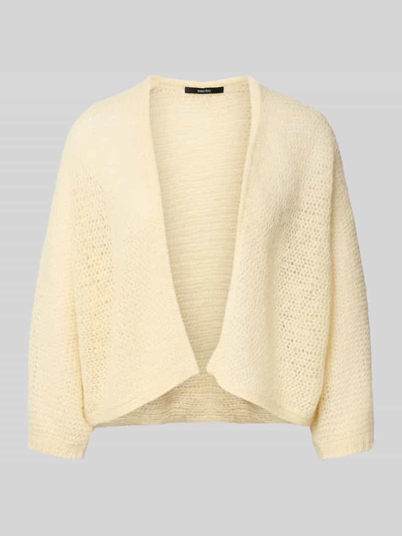 relaxed fit cardigan met mix met baby-alpaca model 'Tulea'